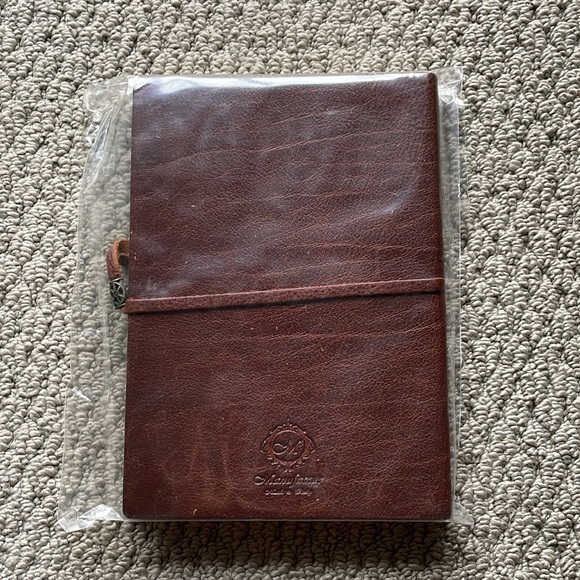 New With Tags: Made In Italy Leather Bound Compass Journal Notebook/Diary/Agenda - Picture 6 of 10